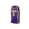 НБА Энтони Дэвис Нет. 3 баскетбольный быстросохнущий жилет болельщика Lakers, мужские топы, фиолетовый CV9481-511