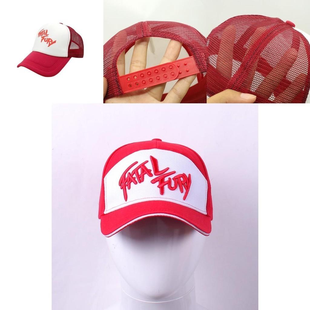 Хлопковая бейсболка с вышивкой серии Fatal Fury Terry Bogard для повседневной носки