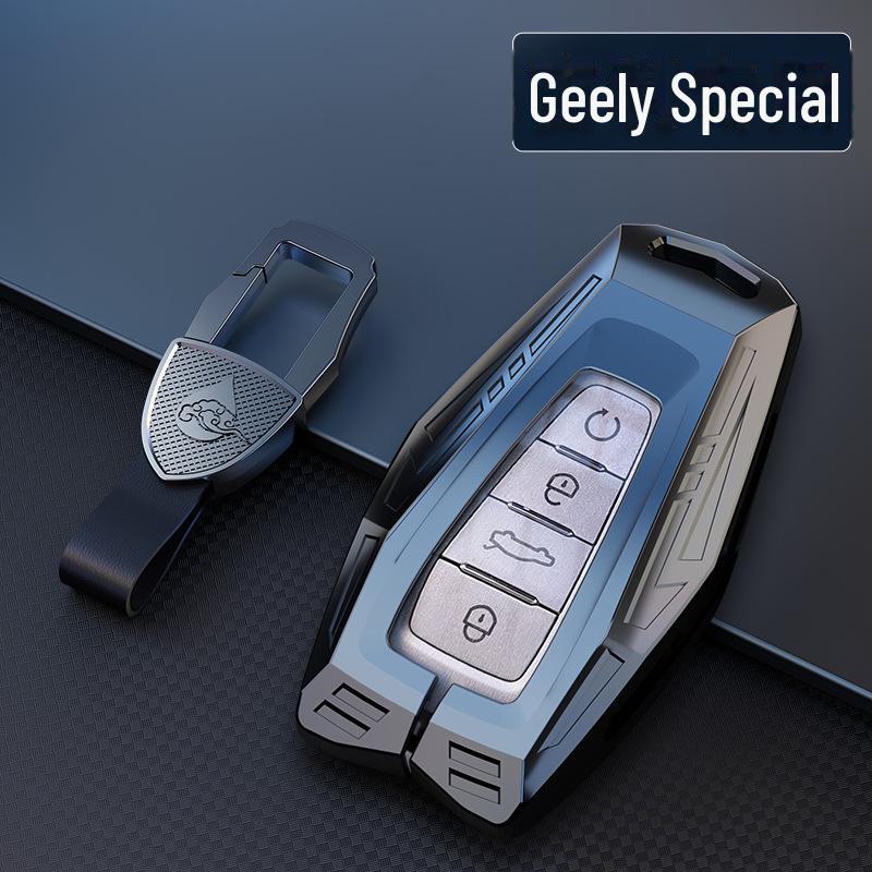 Чехол для ключа Geely: Emgrand, Boyue, Coolray, Xingrui, GS, Binyue Pro, Xingyue L, Binrui, Icon, Vision X6