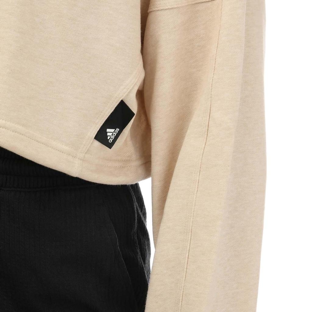 Adidas Женский/Дамский летний свитшот с круглым вырезом для студии