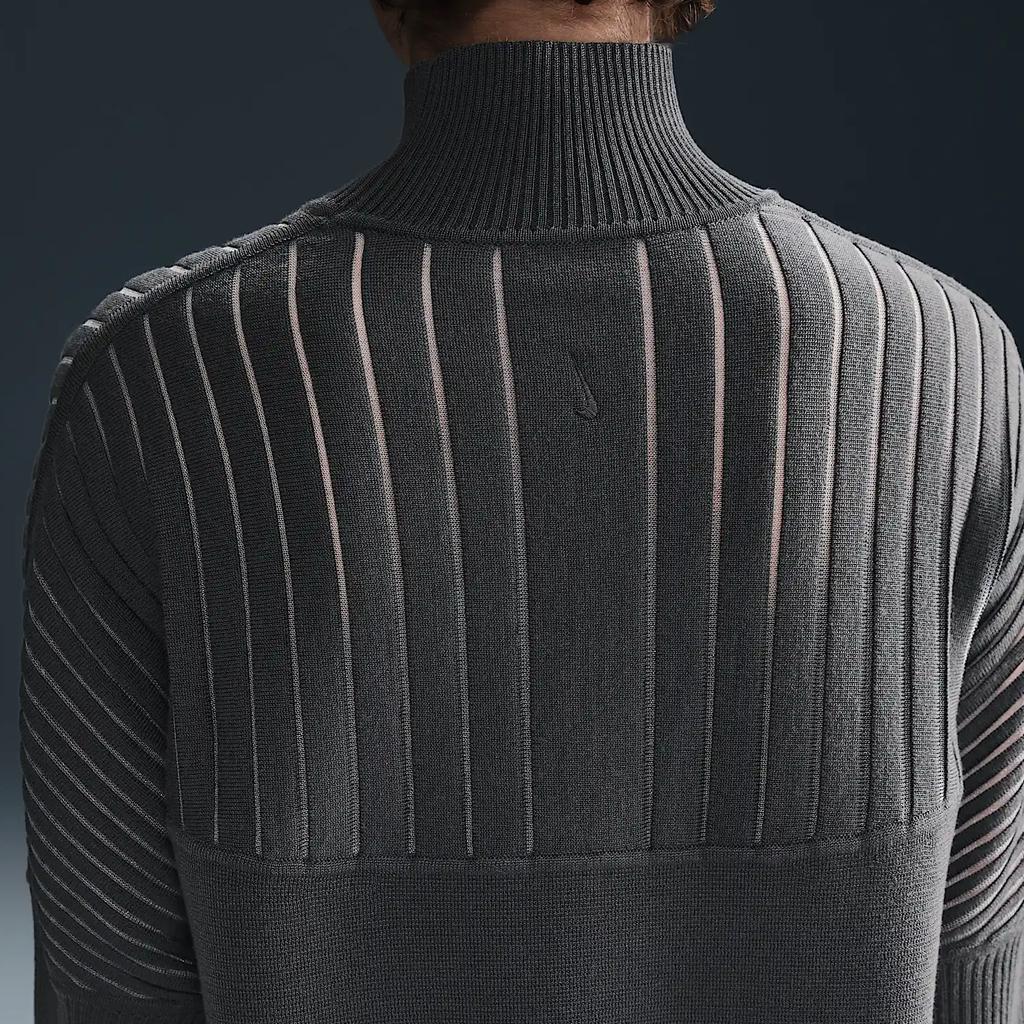 Nike Каждый стежок продуман SS25 Вязаный Удобный Модный Свитер Женский свитер Полуночный Туман HM6493-039