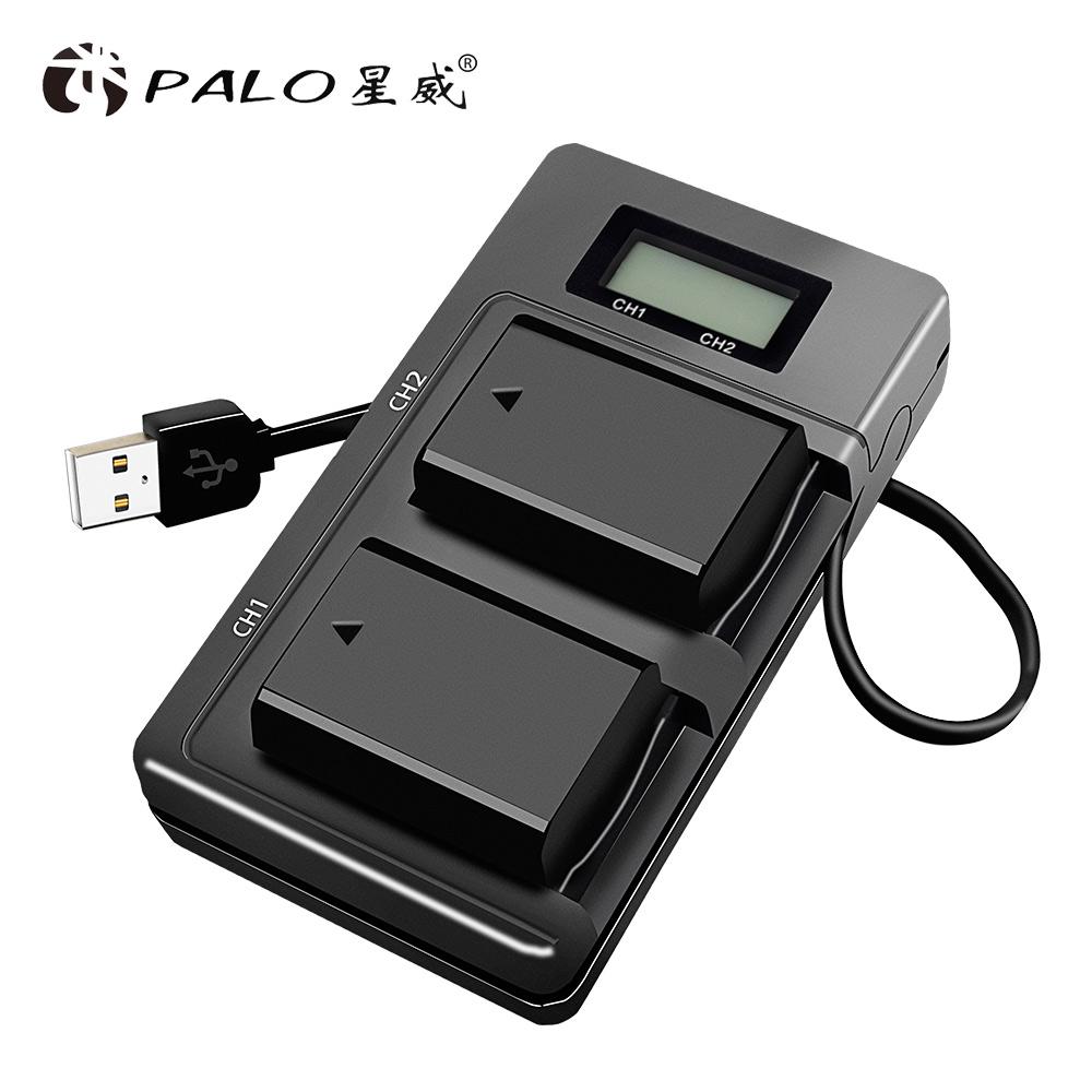 PALO Зарядное устройство для аккумулятора камеры NP-FW50 npfw50 fw50 LCD USB двойное зарядное устройство для Sony A6000 5100 a3000 a35 A55 a7s II Alpha 55 Alpha 7 A