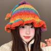 Hand-Crocheted Knitted Elf Hat Star Design Wizard Hat Cute Fairy Hat  for Adult and Children