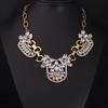 Classic Big Brands, Retro Gem-Set Diamond Short Collarbone Necklace Exaggerated Fashion Women'S Accessories