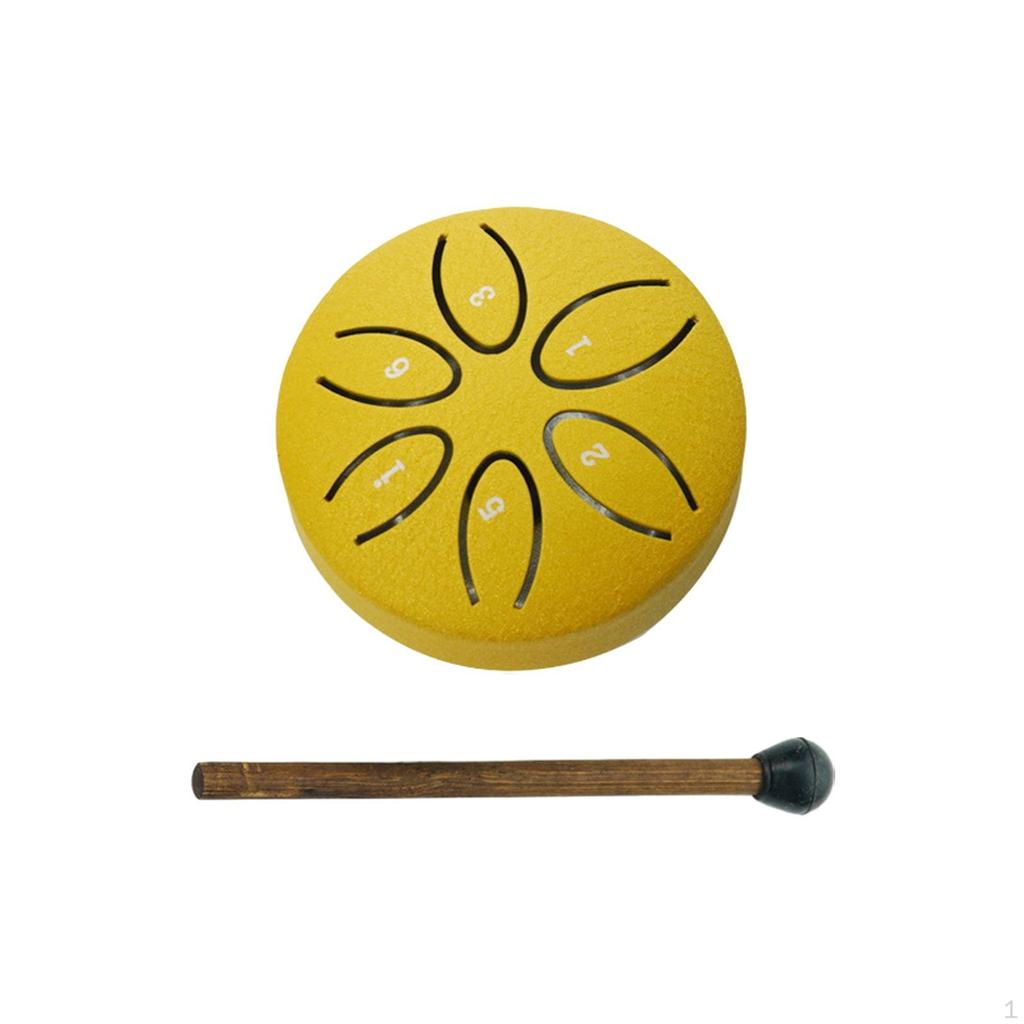 Стальной барабан 3 дюйма 6 нот эфирный ударный инструмент для концертного музыкального образования