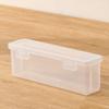1Pc Storage Organizer Box Large Capacity Plastic Pencil Box Stackable Translucent Clear Pen Box Office Supplies