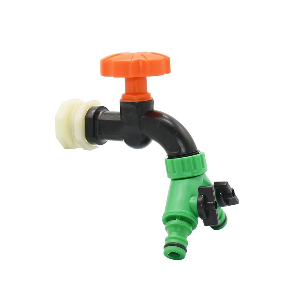 Адаптер для крана с резьбой 1/2 3/4 дюйма S60 IBC для резервуара с водой, аквариума, сменный дренажный фитинг, клапан для садового крана