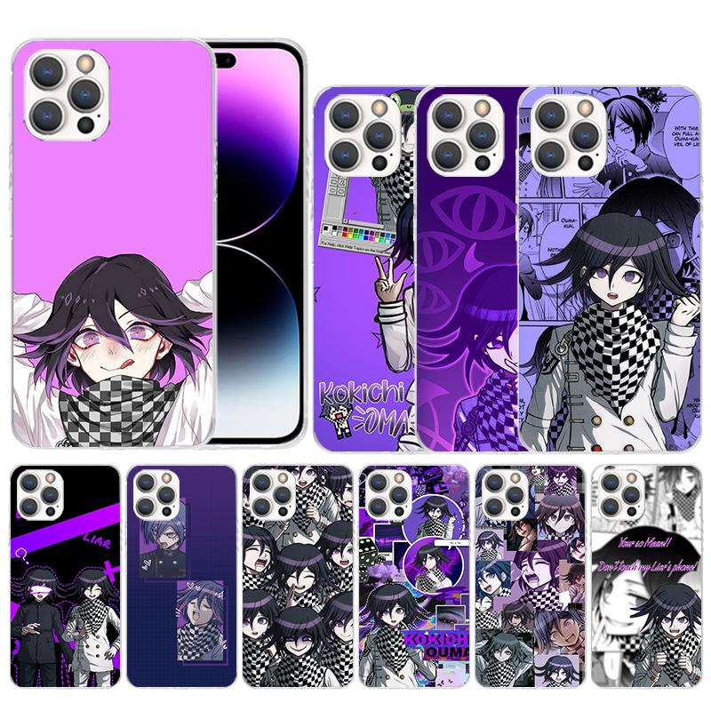 Danganronpa Кокичи Ома Мягкий Чехол для iPhone 16 17 Air 15 14 Pro Max 16E Чехол для Телефона 13 Mini 12 11 7 SE 8 Рисунок Печать Подходящий Cas