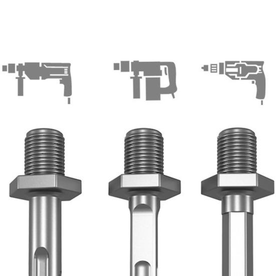 32-миллиметровое сверло по дереву с 3 ручками, съемное стальное сверло для колки дров, конусообразное сверло для колки дров для электрической дрели