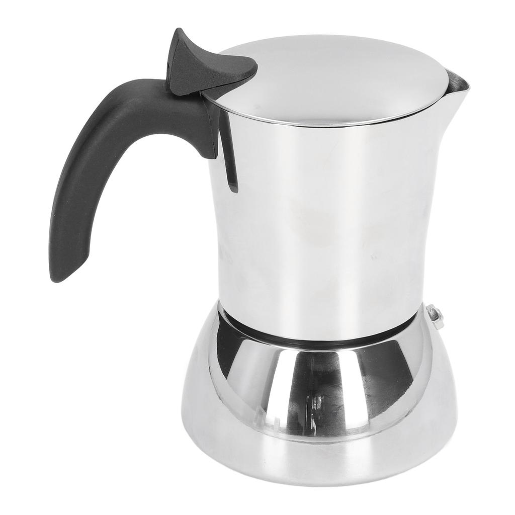 Кофеварка Moka Pot из пищевой нержавеющей стали Компактный Портативный Удобный Практичный Экономия времени Изготовление своими руками
