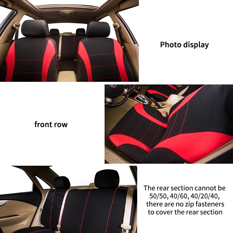 7-местный чехол на автомобильное сиденье. Подходит для большинства легковых, грузовых автомобилей, внедорожников и фургонов. Полный набор чехлов на автомобильные сиденья, 4 цвета.