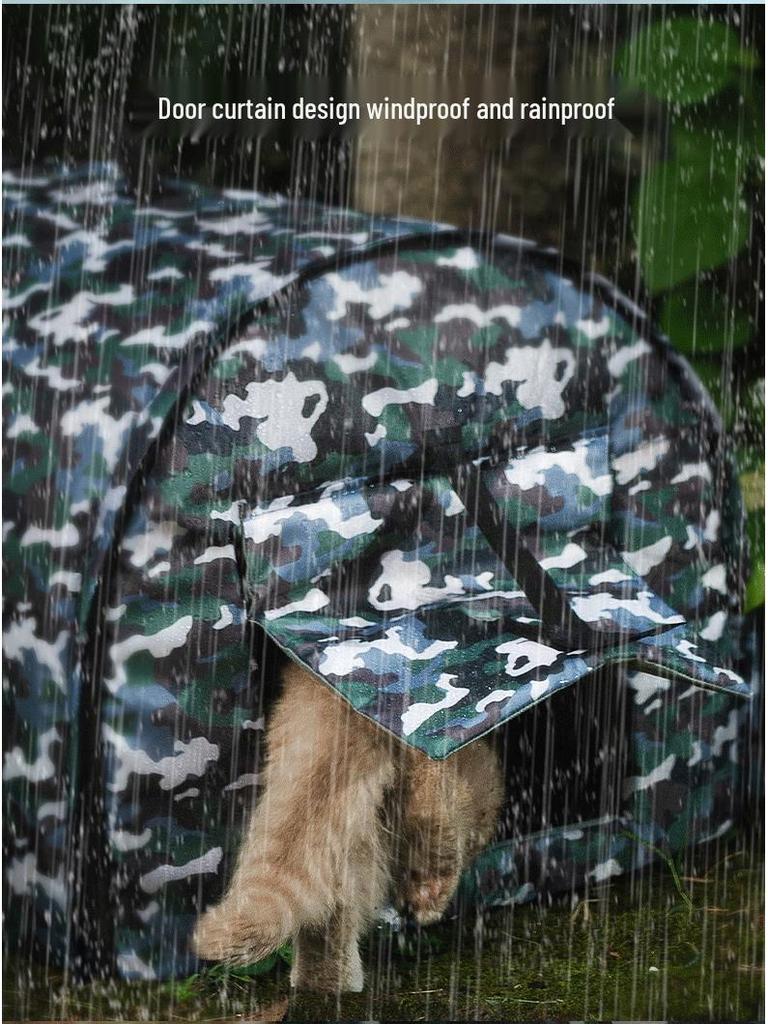 Полностью закрытое водонепроницаемое гнездо для домашних животных для собак и кошек - Осень/Зима