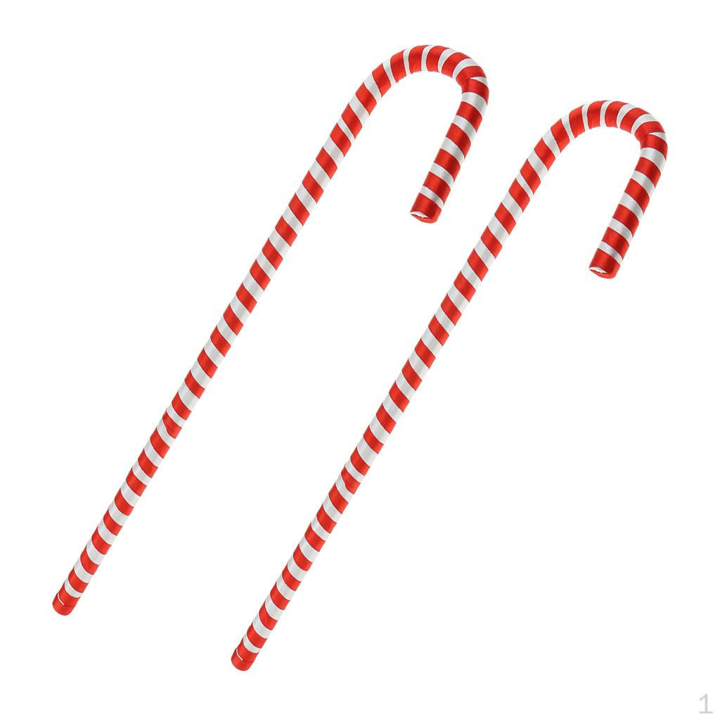 Plastic Candy Cane Christma Hanging Decor Ornament 50cm