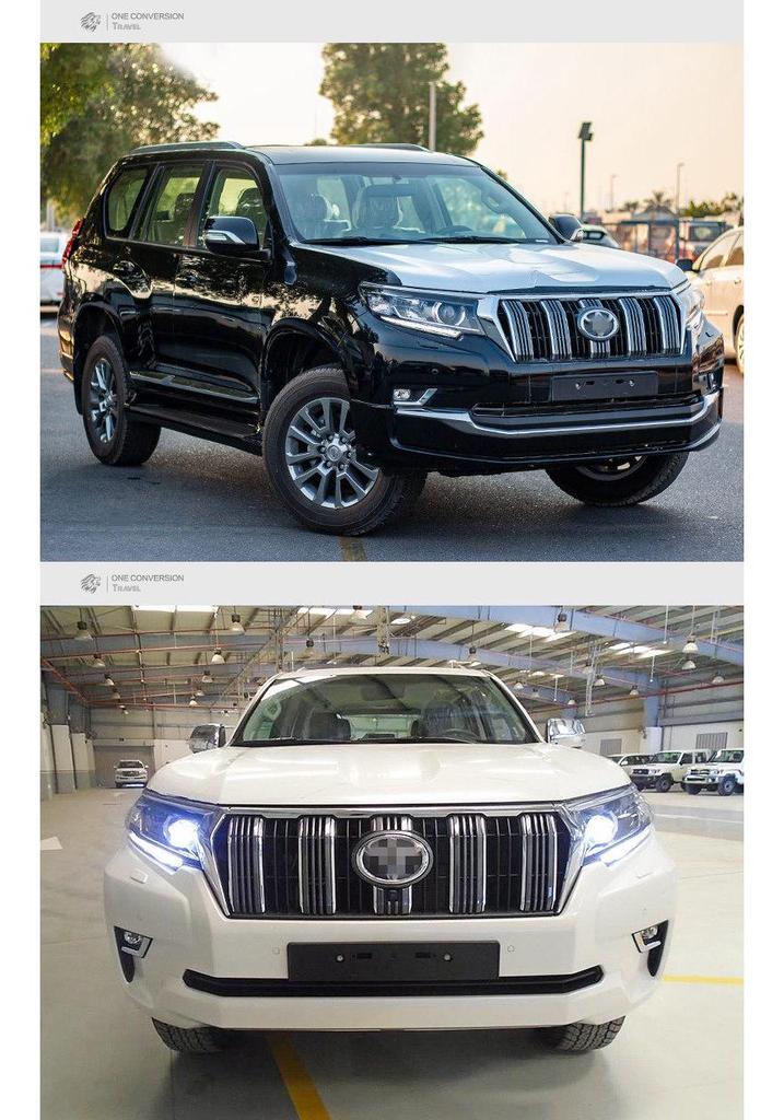 Подходит для 14-21 Land Cruiser Prado Держатель/Рамка для переднего номерного знака для модификации Land Cruiser.
