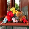 Mascot Dolls Plush Horse Keychain Creative Stuffed Animal Keyring  Chinese New Year