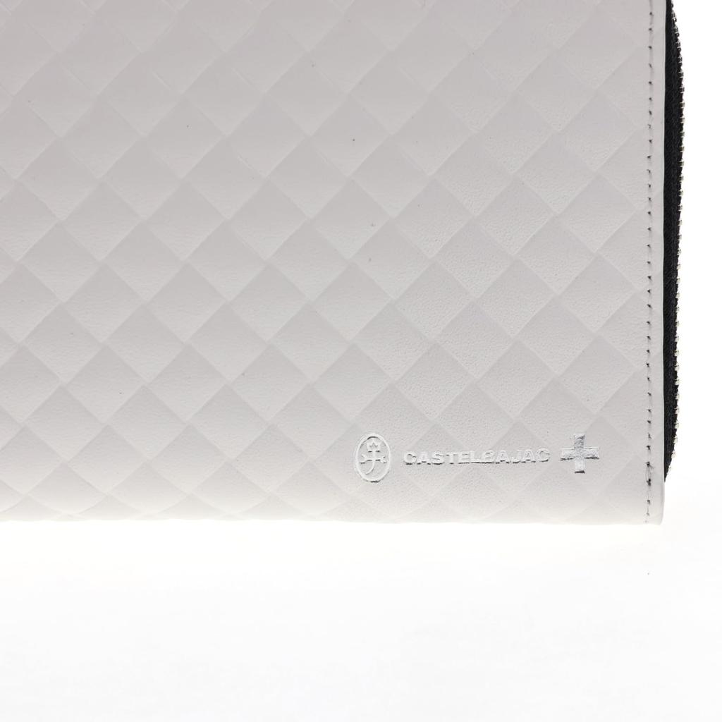Round Zipper Long Wallet Garbo Shiro [Castelbajac]