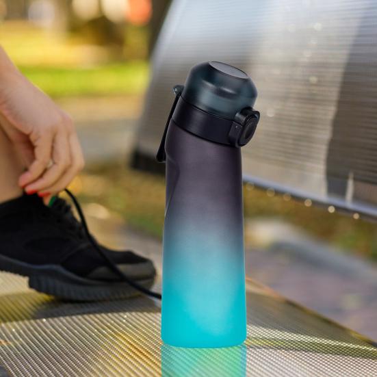 650 мл Фруктовая бутылка для воды с 7 вкусами Бутылки для питья для фитнеса на открытом воздухе Вкусовая дорожная кружка для школы офиса Экологичная