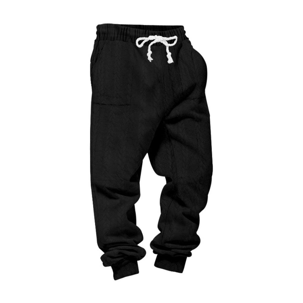 Men's Casual Sports Loose Solid Color Jogging Pants
