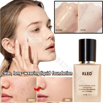 Kled Oil Control Concealer Foundation Легкая, нелипкая тональная основа для макияжа для смешанной и жирной кожи, 1 штука, 02 LF100 Светлый тон