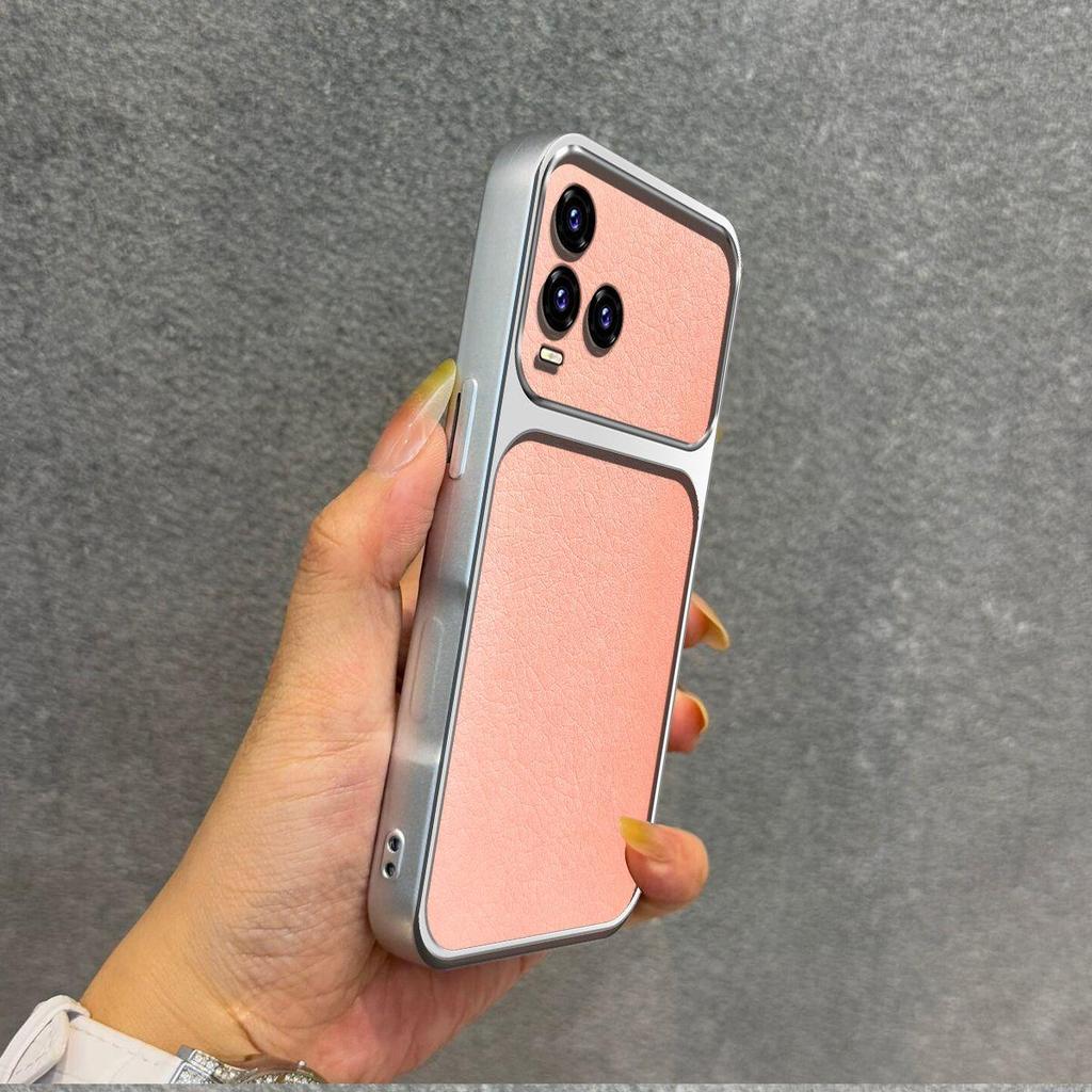 Роскошный чехол из искусственной кожи для Vivo Y33T, Y33s, Y21T, Y21s, Y21, противоударный, с большим окном