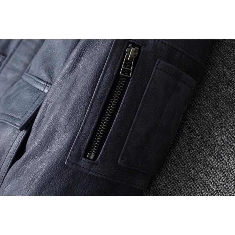 Китайский размер, натуральная кожаная куртка для мужчин, настоящая воловья кожа, военный летный костюм A2, вышитые пилотские пальто, мужская авиационная одежда, осень