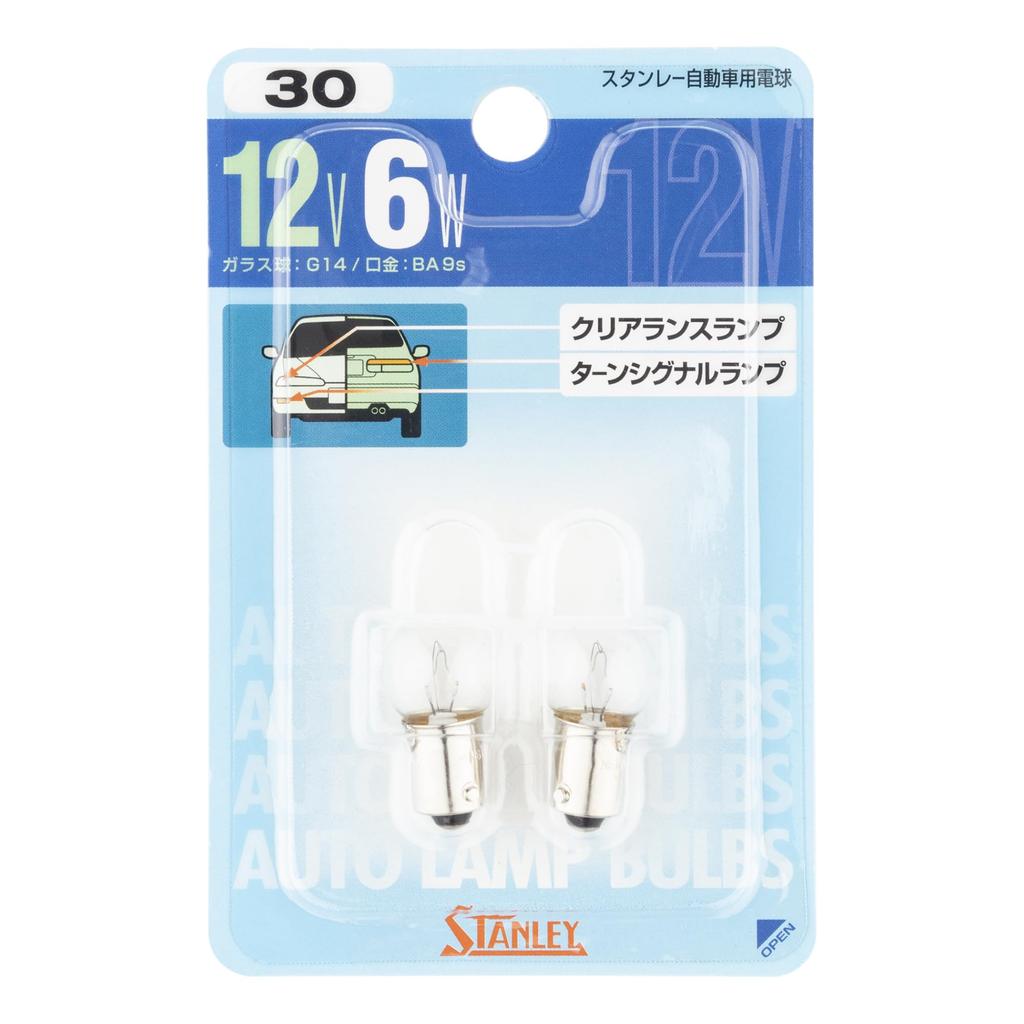 Stanley Electric BP524A Блистер 12В Лампа №30, 6Вт,