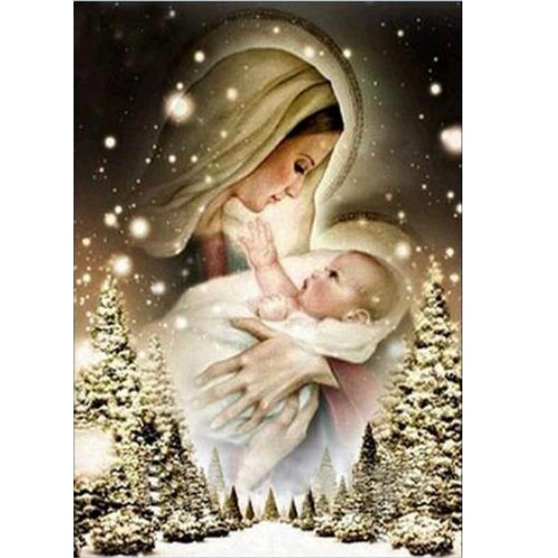 Full 5D DIY Diamond Painting Full Square/Round Drill “Religious Figure” Embroidery Kits Cross Stitch Gift Home Decor Gift