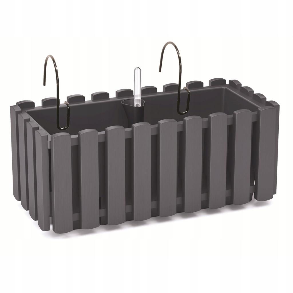 Boardee Balcony Planter Box with Irrigation and Hooks