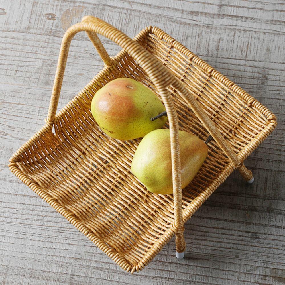 Пластиковая стойка для закусок Квадратный поднос для сухофруктов Ретро поднос для хранения фруктов Празднование вечеринки