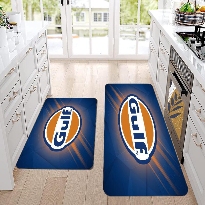 Gulf Flannel Area Rug Soft Kitchen Floor Mat Non Slip Carpet Room Decor