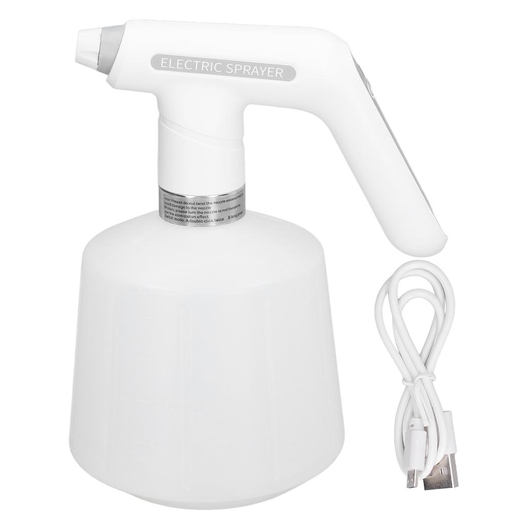 Electric Spray Bottle 2000mah USB Charging ABS and HDPE Rotating Sprinkler Automatic Watering Can