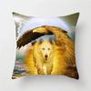 Wild Wolf Pillowcase Office Living Room Car Ornaments Home Pillowcase