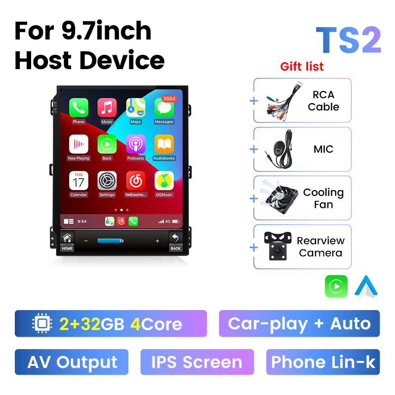 Navifly 9,7" для Tesla вертикальный экран универсальный Android автомобильный радиоприемник мультимедийный плеер GPS BT Carplay авто стерео 2 Din головное устройство
