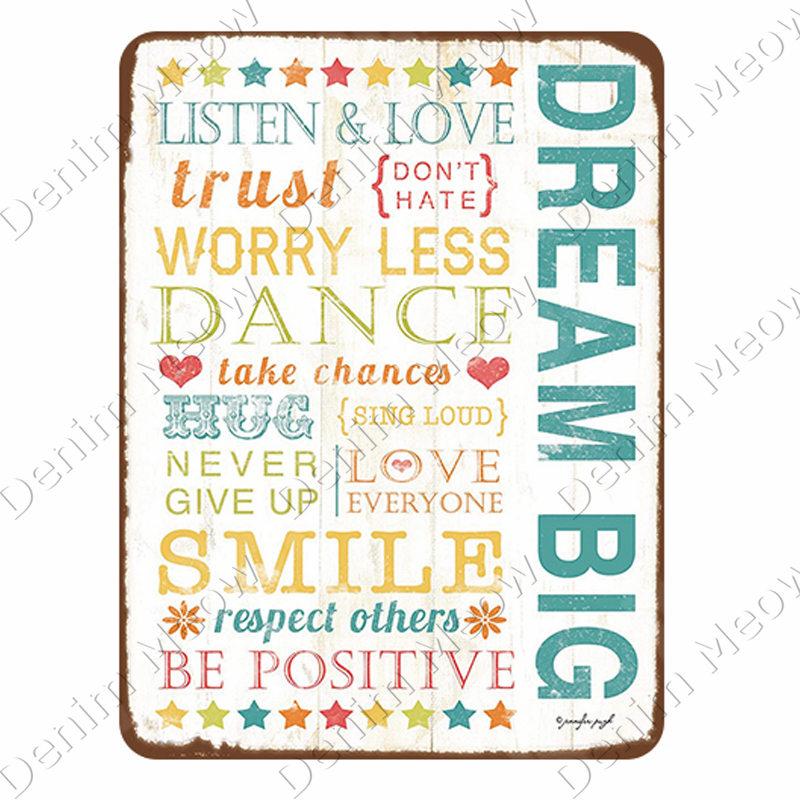 Прекрасный цветок ДОБРО ПОЖАЛОВАТЬ В Мой Дом Железный Металлический Плакат Оловянная Вывеска Настенное Украшение Винтажная Художественная Роспись Семейное Правило Табличка A392