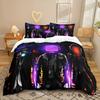 Animation Series 3D Digital Printing Three-Piece Bedding Kit Bed Sheet Quilt Cover