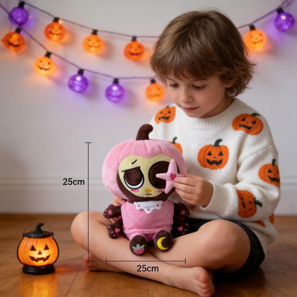 Плюшевая игрушка Dandys World Тыковка на Хэллоуин из короткого пушистого материала для детей и взрослых