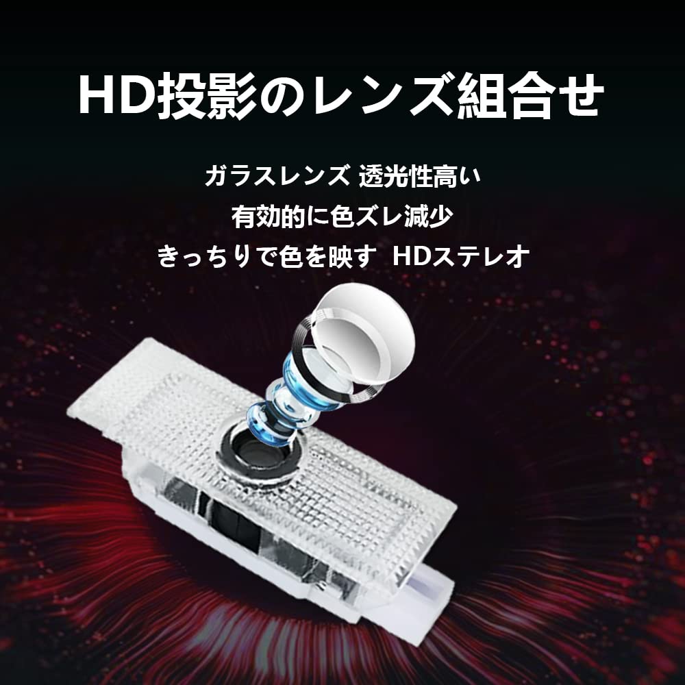 Подсветка двери Dodge Challenger Автомобильная светодиодная лампа подсветки двери Светодиодный логотип