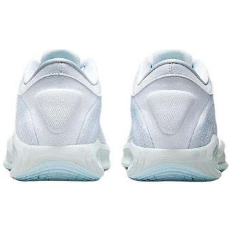 Новые мужские баскетбольные кроссовки Nike с низким верхом, устойчивые к скольжению и износу, белые FJ7808-101