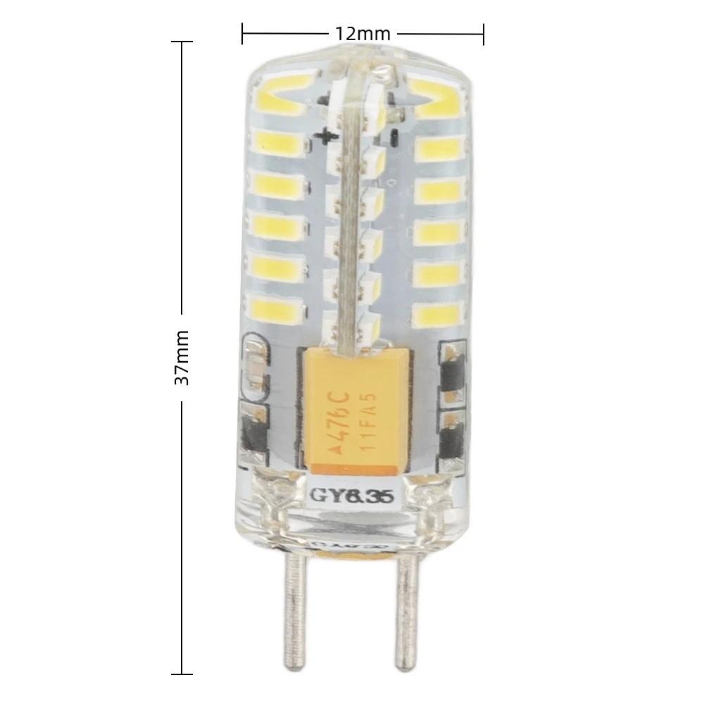 2pcs 12V GY6.35 Bulb 6000K Dimmable LED Bulb Durable LED Corn Bulb Ceiling Fixture