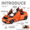 124 720s Mclaren Игрушечная модель автомобиля из сплава с инерционным управлением для коллекционного показа
