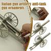 Artillery Steel Mini Model Artillery Desktop Decoration Perfect Hogar Quality Ornamen Y0T8
