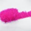 2Meters Colorful Fluffy Marabou Feathers Tassel Fringe Trim Turkey Feather Ribbon Clothes Cuffs Shawl Sewing Flecos Decoration