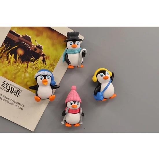 Мультяшный пингвин магнитный стикер на холодильник домашний декор 3D креативный магнит декоративный магнит стикер для сообщений Po Wall