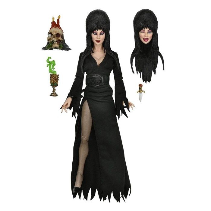 Neca - Elvira, Maîtresse des Ténèbres - Figurine Elvira, Maîtresse des Ténèbres Habillé 20 cm