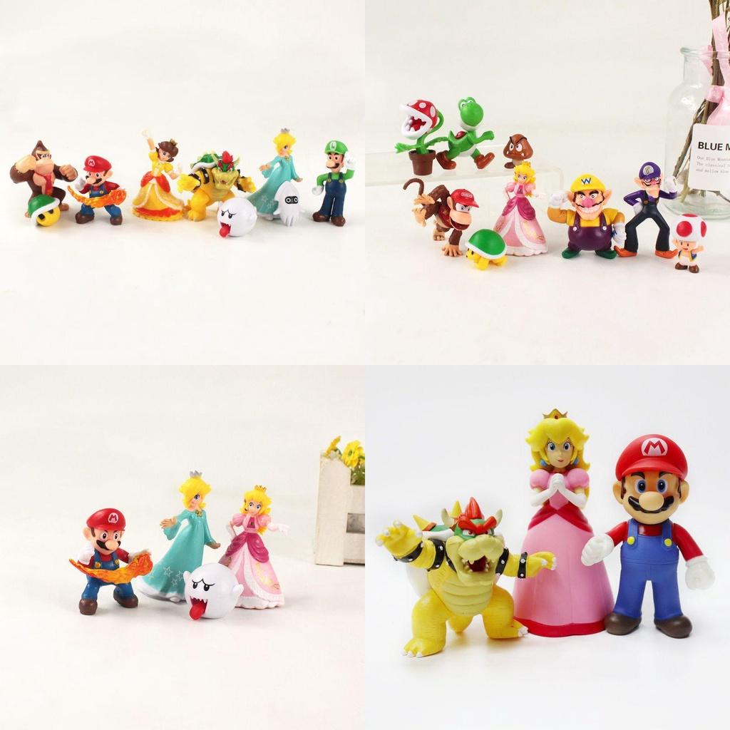 Super Cute Super Mario Action Figure Toy Set For Collection And Decoration In Your Home