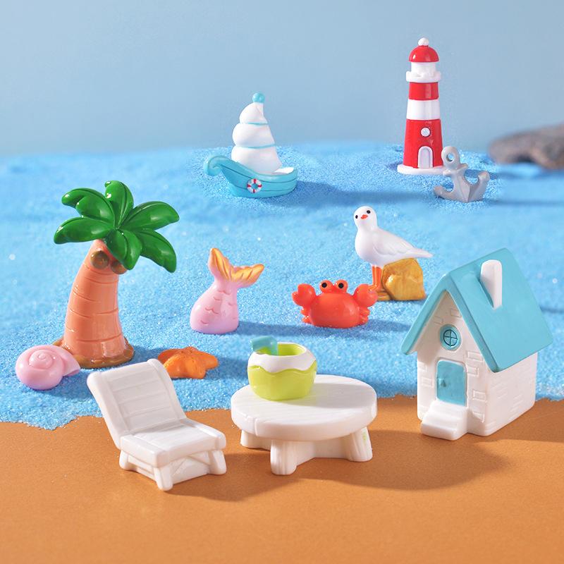 Мультфильм Креативная доска для серфинга Ракушки Смола Аквариум Ландшафтный дизайн Украшения Аксессуары для украшения аквариума DIY Маленькие украшения