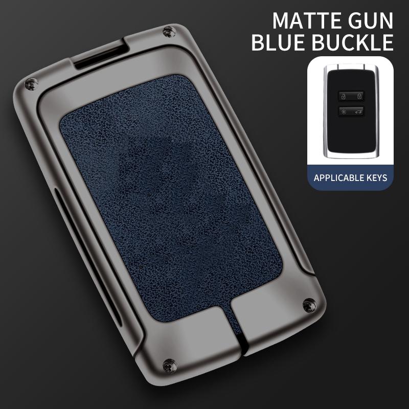 Металлический чехол для автомобильного ключа сумка для Renault Koleos Captur Megane Clio Scenic Talisman Kangoo Laguna Twingo Arkana для Dacia Sandero Card