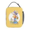 Девочка Сара Кей Деревенская жизнь Мультяшная Термоизолированная Сумка для Ланча Школьная Многоразовая Ланч-бокс-кулер Термический Контейнер для Еды
