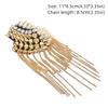 Cool Club Tassel Chain Epaulette Pin Jacket Vintage Brooch Rivet Shoulder Badges  Stage performance