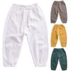 Toddle Kids Baby Boys Trousers Casual Elastic Waist Long Pants Loose Cotton Trousers
